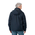Valencia 3-in-1 Jacket with Fleece Liner for Men Transfer - Navy 410 - Back On Model