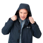 Valencia 3-in-1 Jacket with Fleece Liner for Men Transfer - Navy 410 - On Model