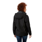 Valencia 3-in-1 Jacket with Fleece Liner for Women Transfer - Black - Back On Model