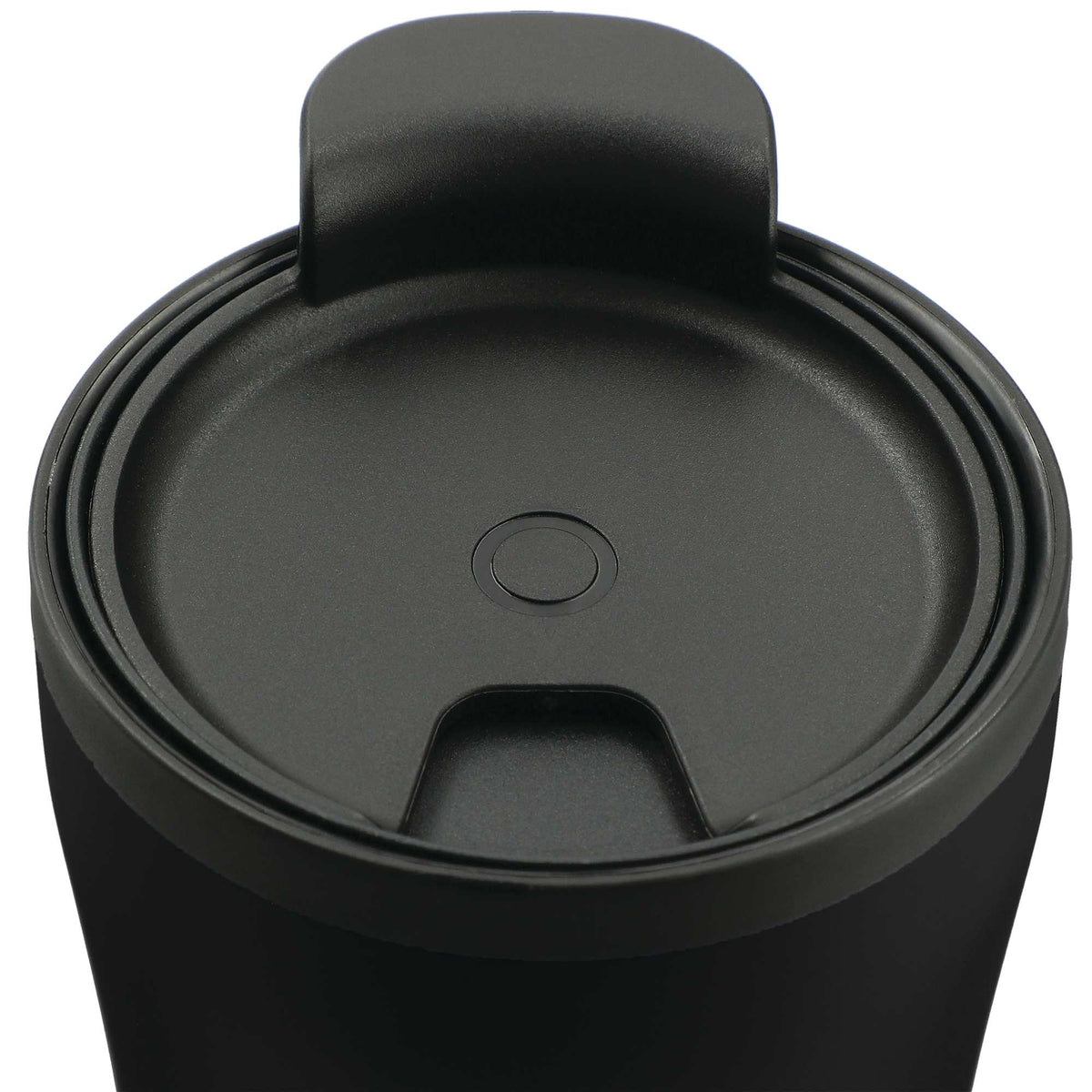 Valhalla Stainless Tumbler with Swivel Lid, 16 oz - Black - Photo