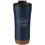 Valhalla Stainless Tumbler with Swivel Lid, 16 oz - Navy - Front