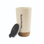 Valo Ceramic and Cork Tumbler, 16 oz - Bone - View 2