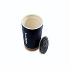 Valo Ceramic and Cork Tumbler, 16 oz - Matte Navy - View 3