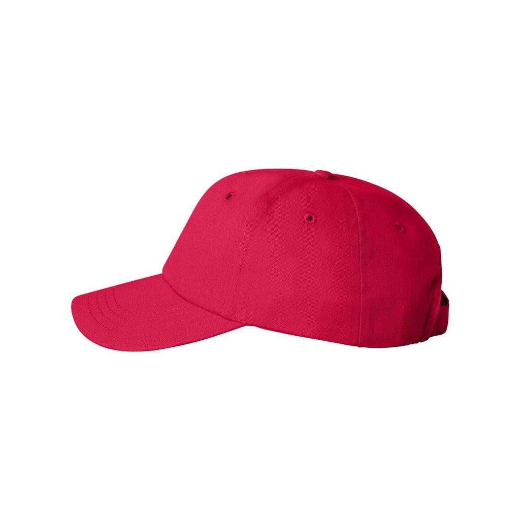 Valucap Econ Cap Embroidery - Red - Side