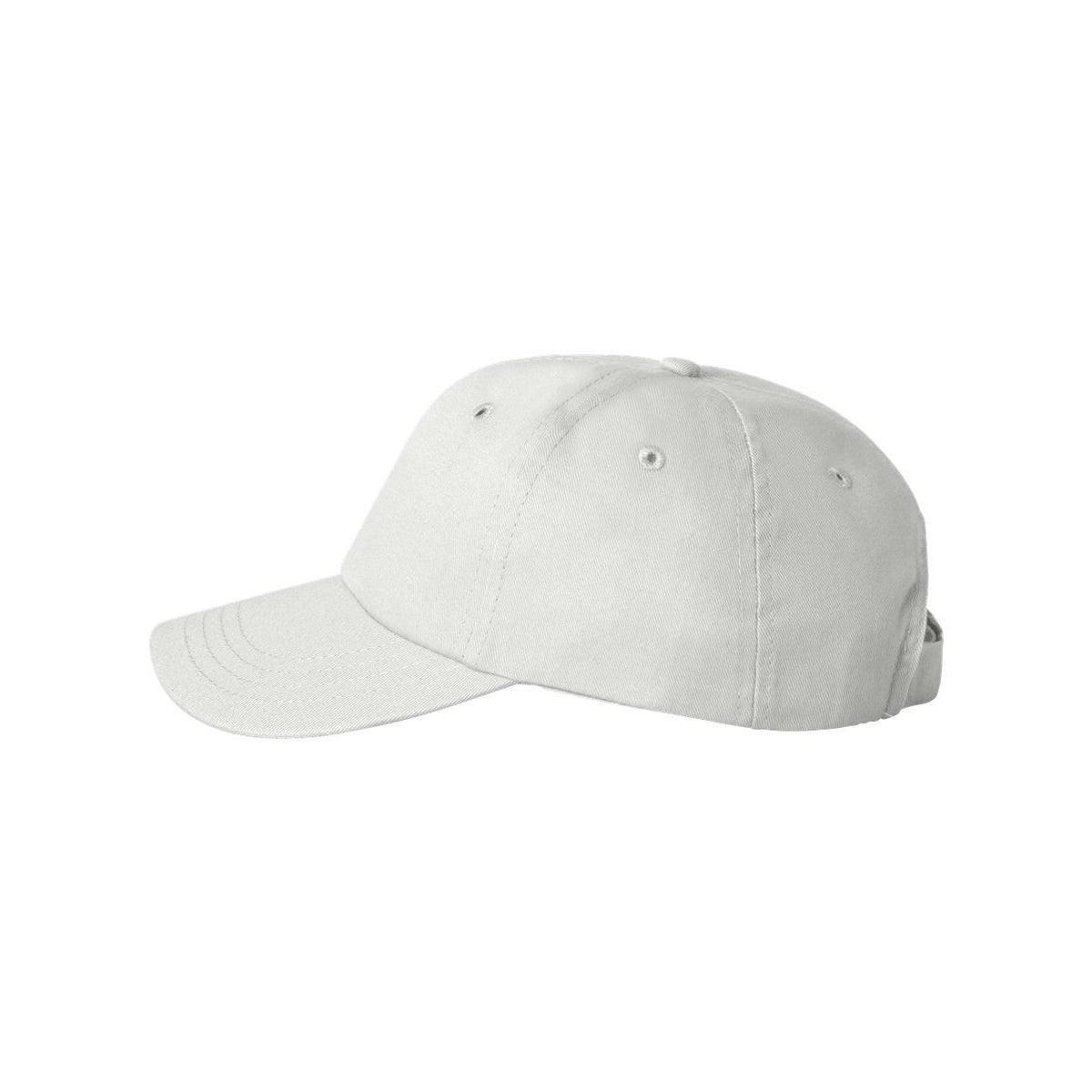 Valucap Econ Cap Embroidery - White - Direct Side