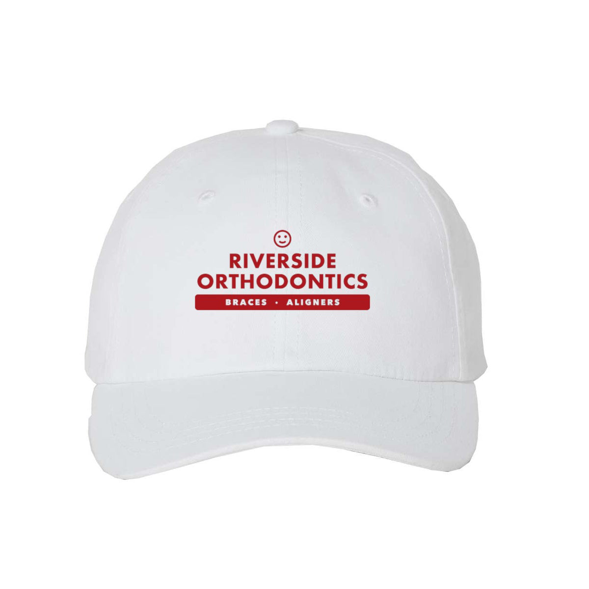 Valucap Econ Cap Embroidery - White - Front