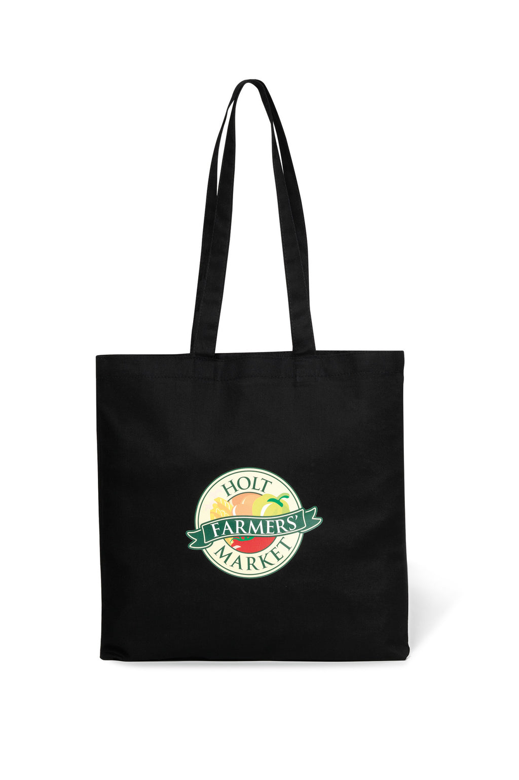 Value Cotton Canvas Tote, 5 oz Transfer - Black - View 1