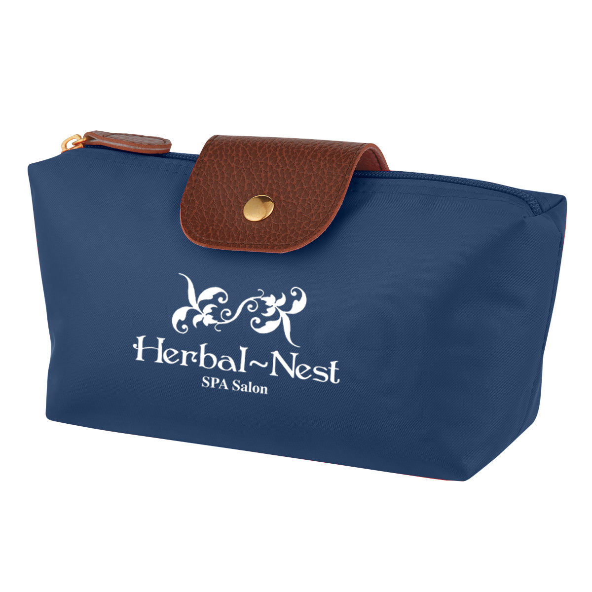 Vanity Bag for Cosmetics - Blue - Silk Screen