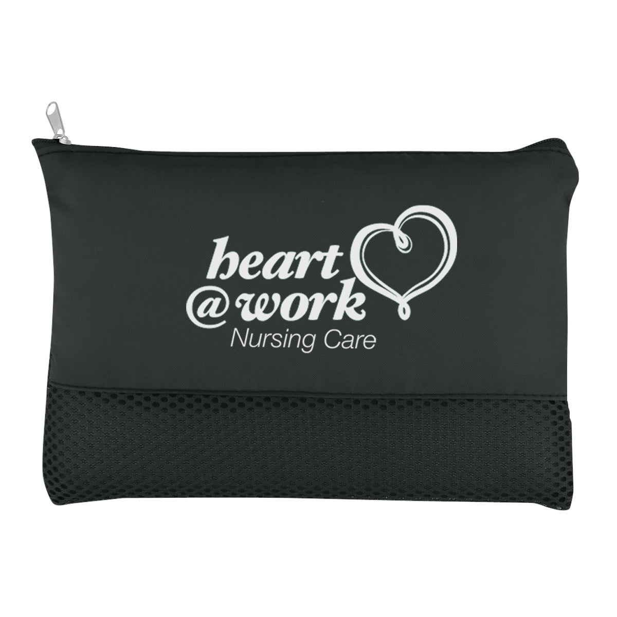 Vanity Bag in Mesh - Black - Silk Screen