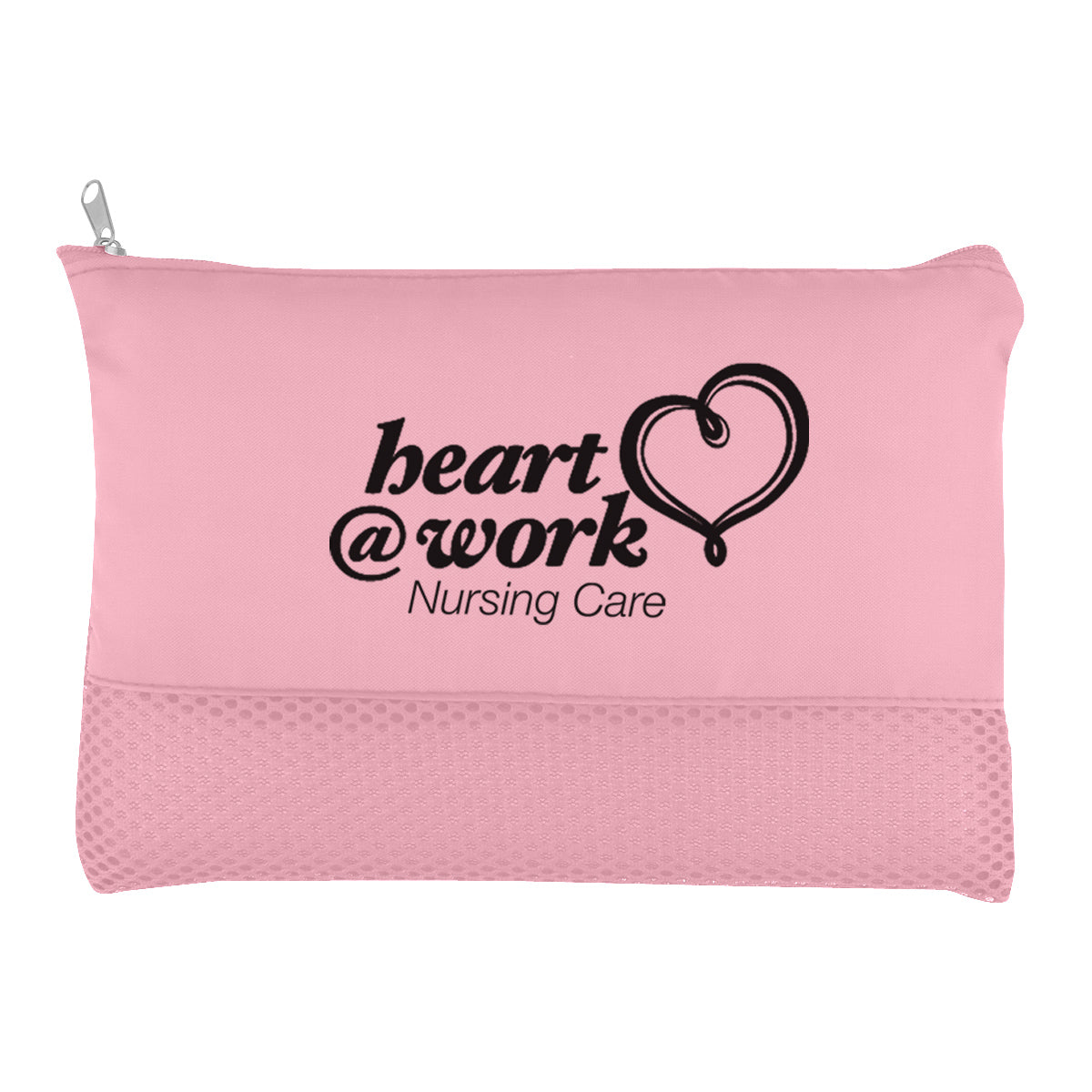 Vanity Bag in Mesh - Pink - Silk Screen