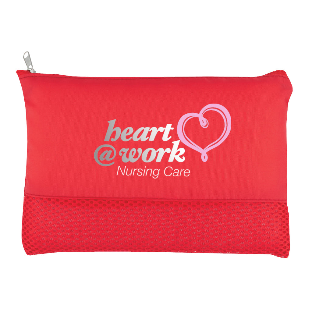 Vanity Bag in Mesh - Red - Colorbrite