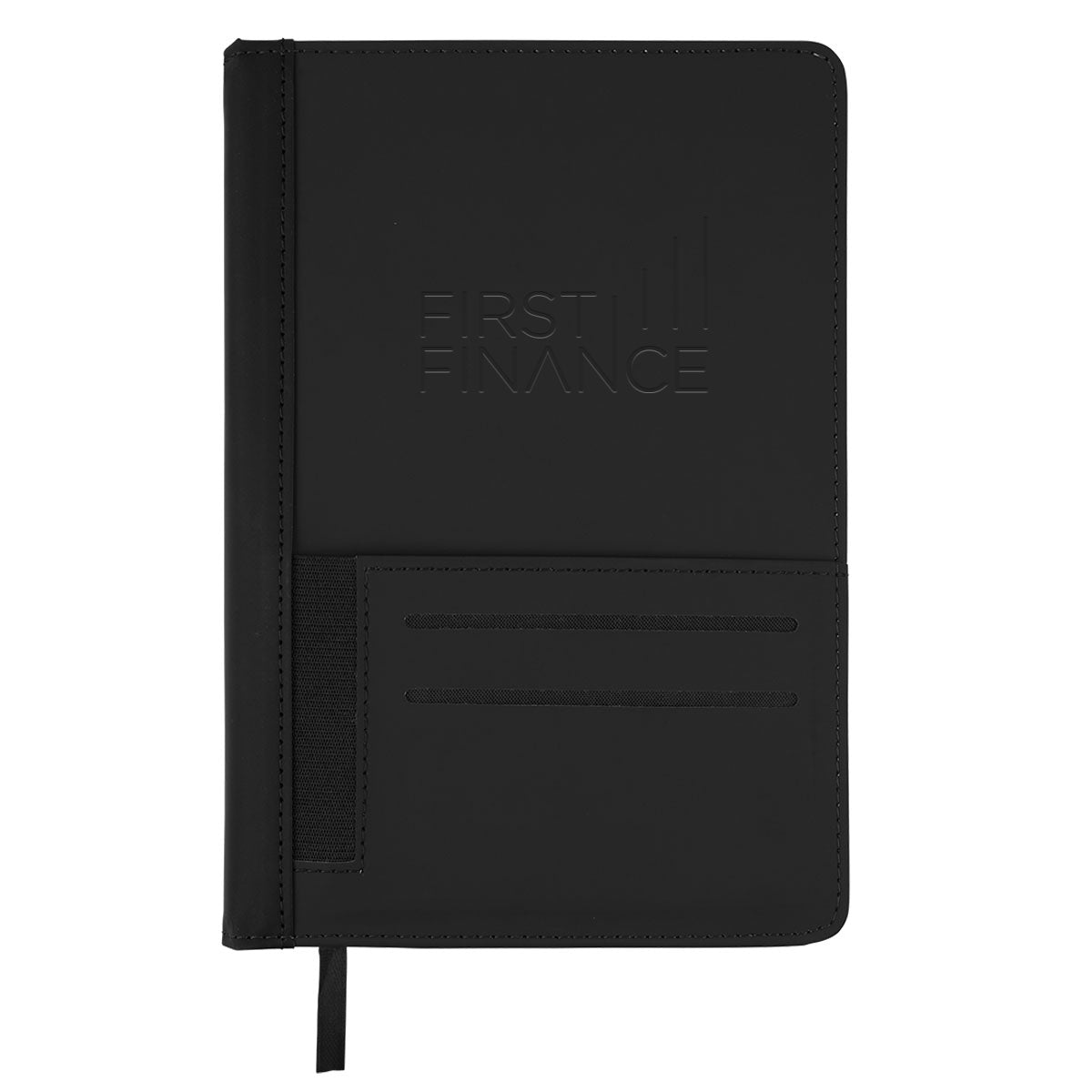 Vantage Journal for the Pocket - Black - Debossing