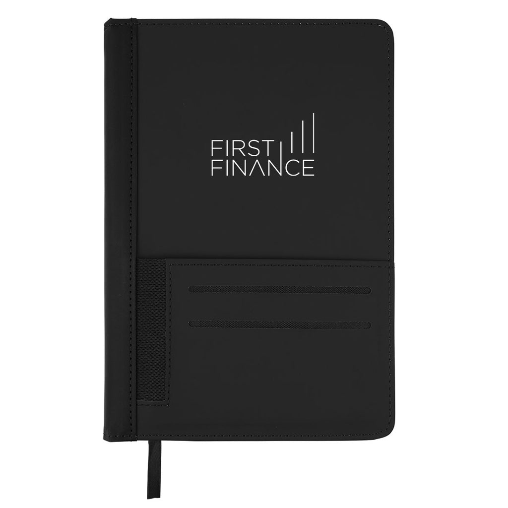 Vantage Journal for the Pocket - Black - Silk Screen