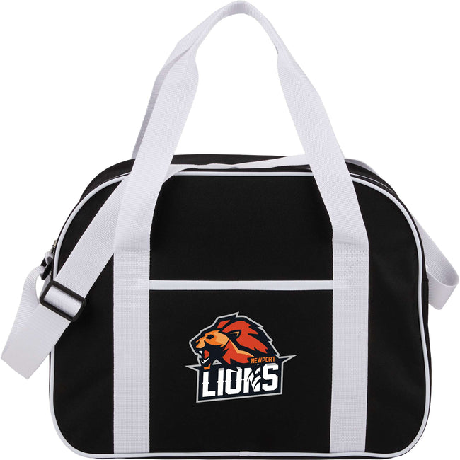 Varsity Sport Duffel Bag with White Webbing