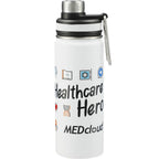 Vasco Copper Insulated Bottle, 20 oz Full Color - White - Front 5
