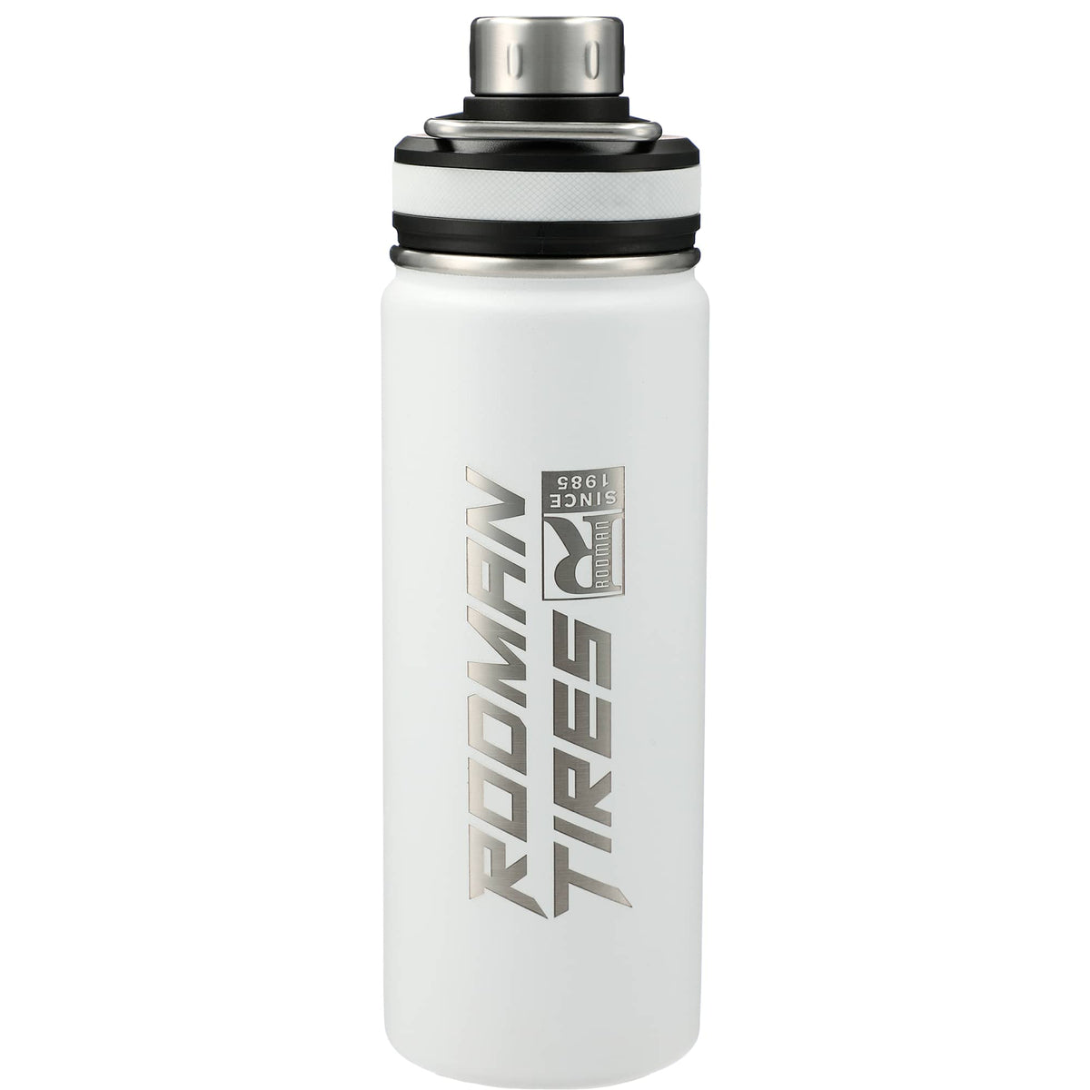Vasco Copper Insulated Bottle, 20 oz Laser Engraving - White - Front 3