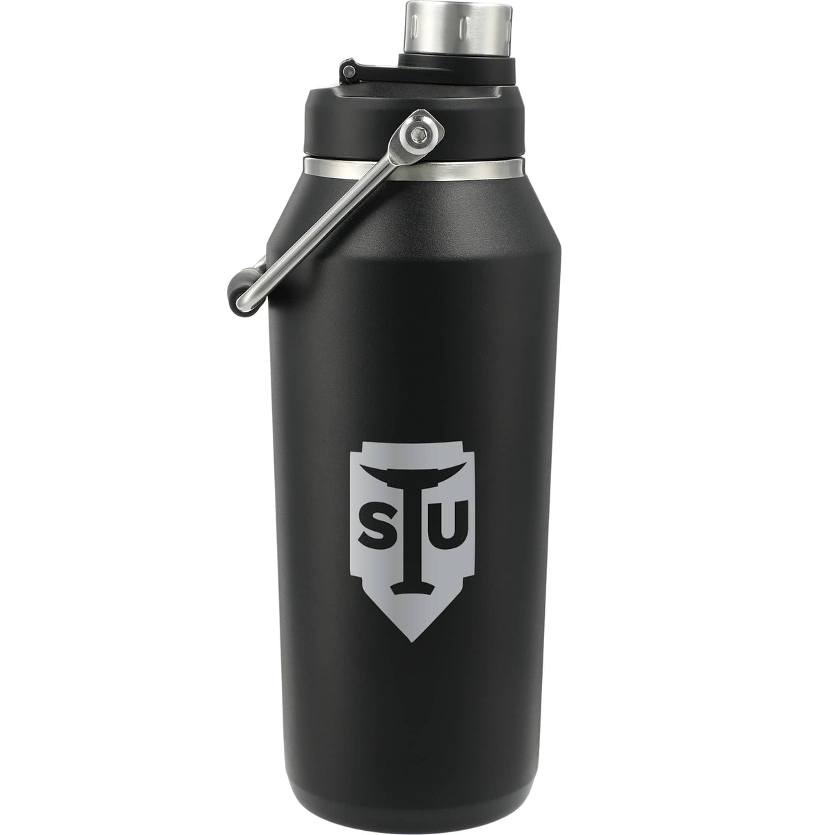 Vasco Copper Insulated Bottle, 40 oz Full Color - Black - Front