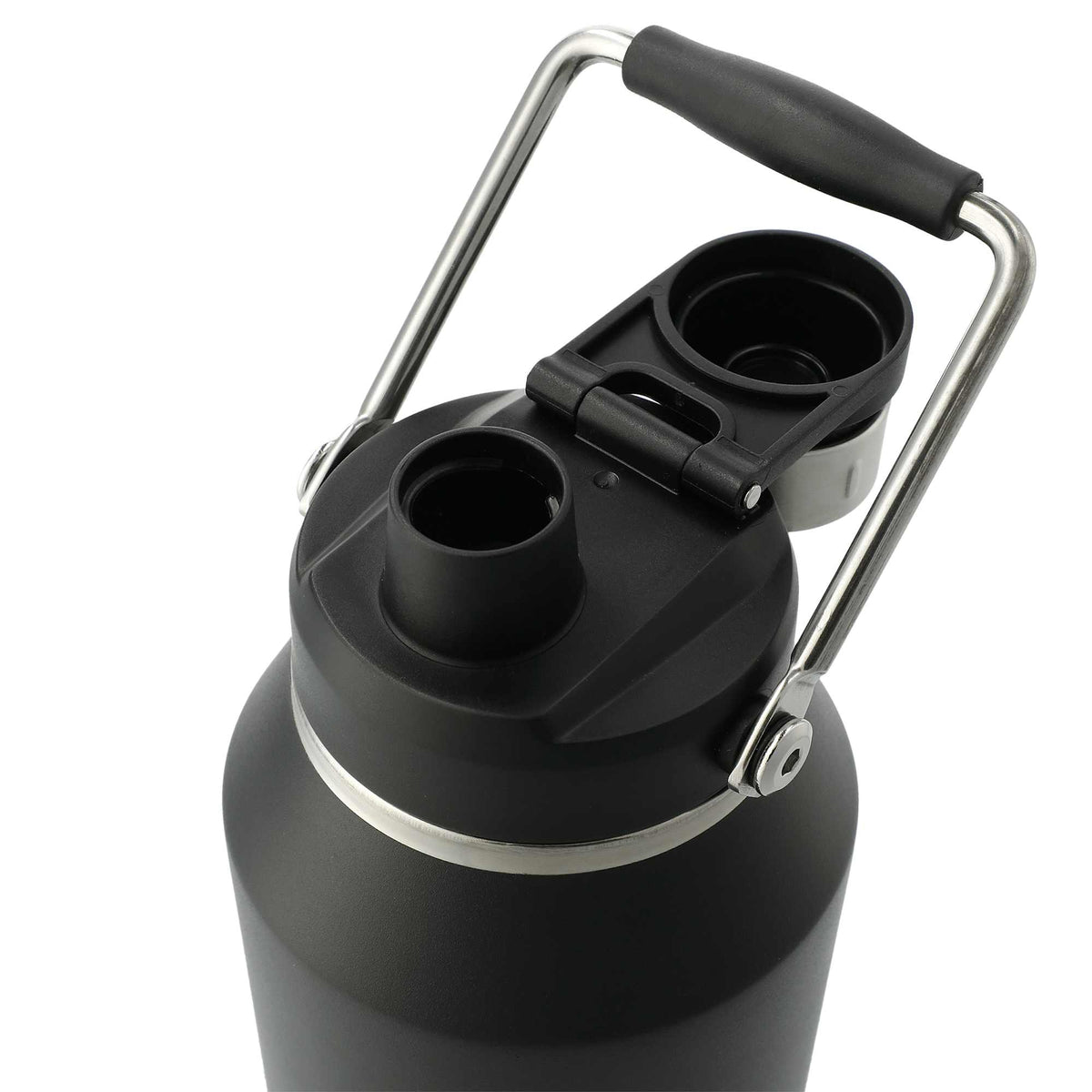 Vasco Copper Insulated Bottle, 40 oz Full Color - Black - Left Angle 2