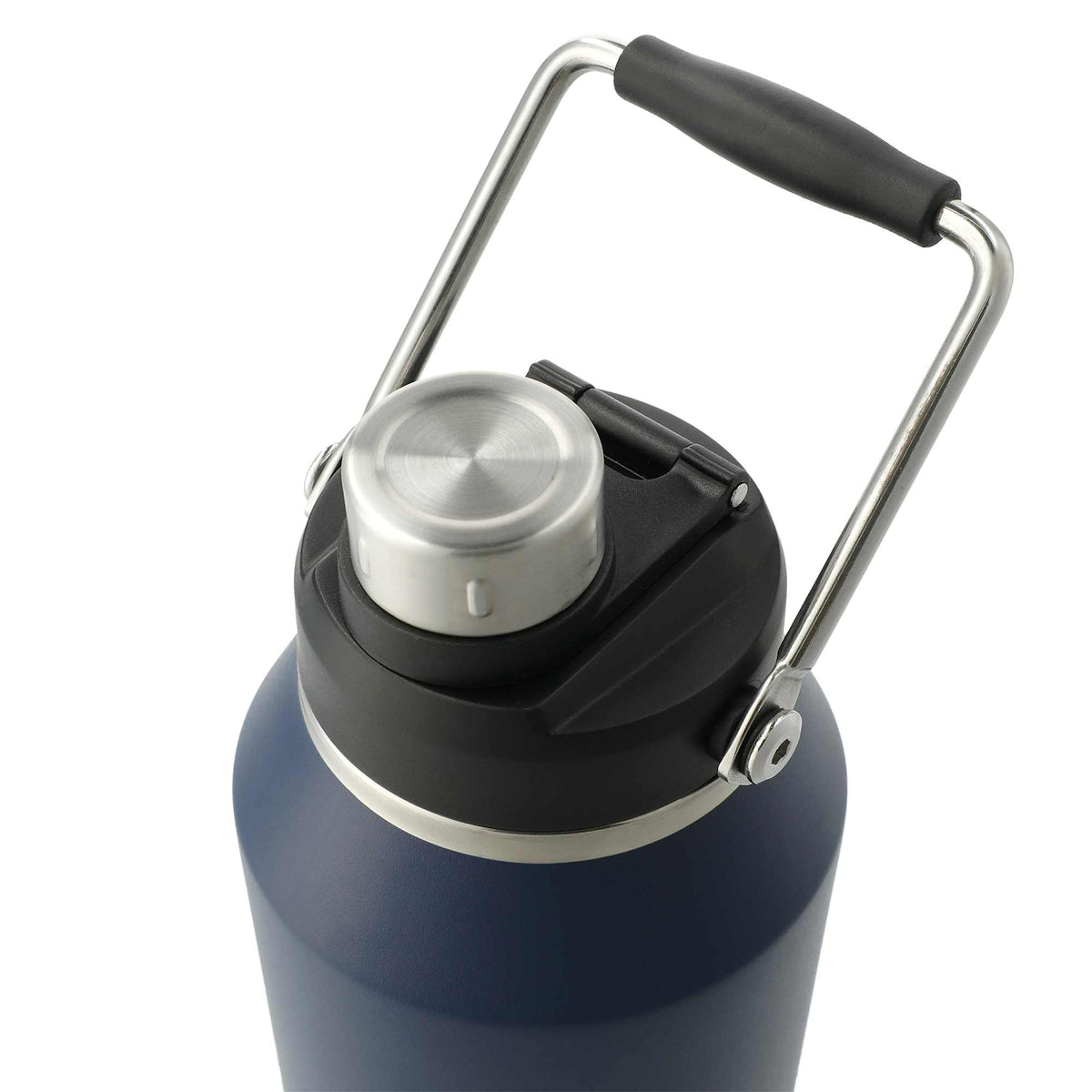 Vasco Copper Insulated Bottle, 40 oz Full Color - Navy - Left Angle