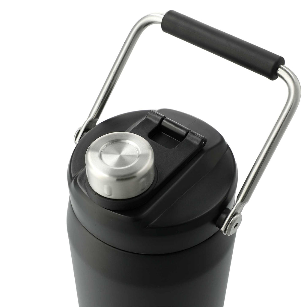 Vasco Copper Insulated Water Jug, 64 oz - Black - Left Angle