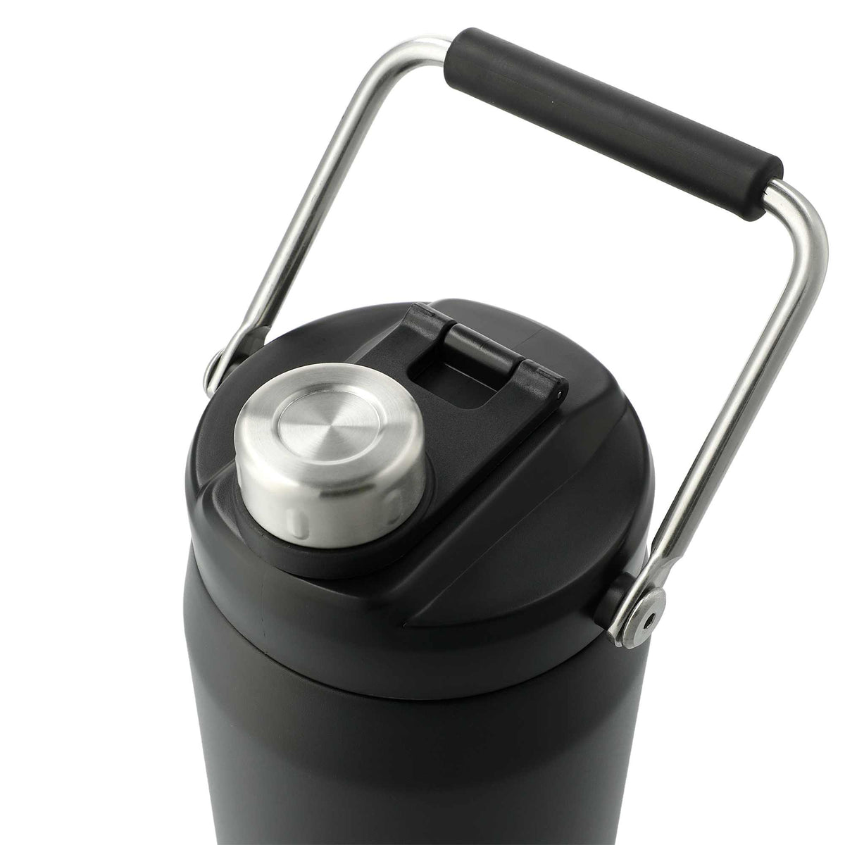 Vasco Copper Insulated Water Jug, 64 oz - Black - Left Angle