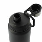 Vasco Single Wall Stainless Bottle with Dual Opening Cap, 32 oz Full Color - Black - Left Angle 2