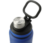 Vasco Single Wall Stainless Bottle with Dual Opening Cap, 32 oz Full Color - Blue - Left Angle