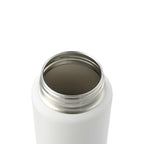 Vasco Single Wall Stainless Bottle with Dual Opening Cap, 32 oz Full Color - White - Left Angle 3