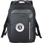 Vault Security Laptop Backpack with RFID Pocket, 15 Inch Transfer - Black - Front