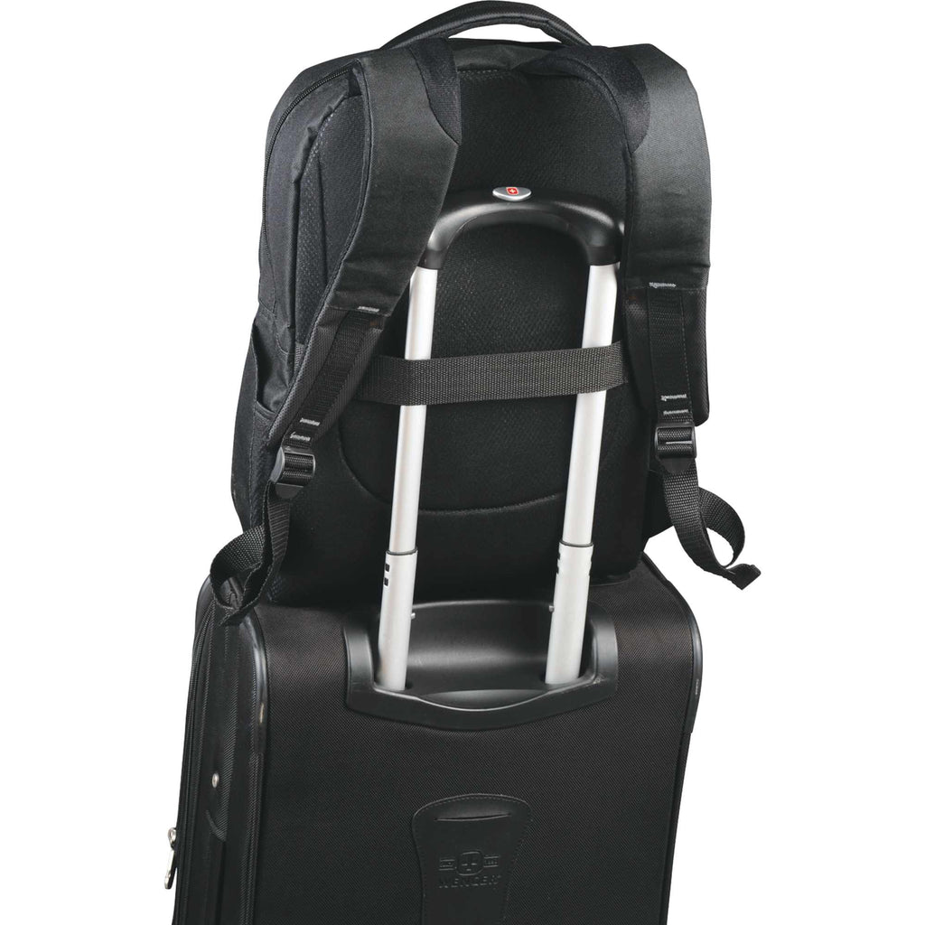 Vault Security Laptop Backpack with RFID Pocket, 15 Inch Transfer - Black - Photo 3