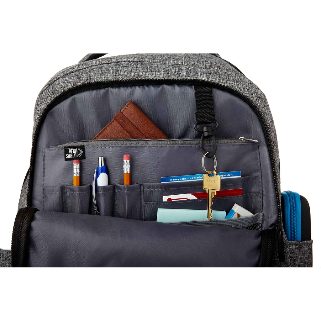 Vault Security Laptop Backpack with RFID Pocket, 15 Inch Transfer - Graphite - Photo