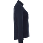 Vega Long Sleeve Tech Half Zip for Women Embroidery - Navy - Right Side