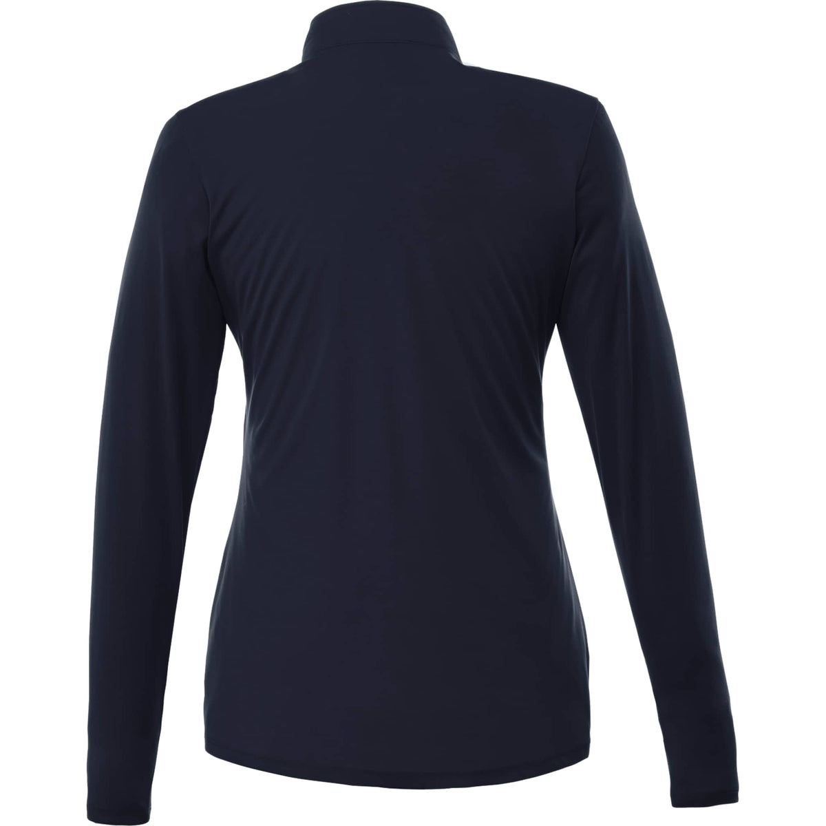 Vega Long Sleeve Tech Half Zip for Women Transfer - Navy - Back Flat