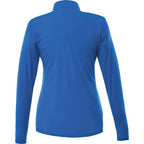 Vega Long Sleeve Tech Half Zip for Women Transfer - New Royal - Back Flat