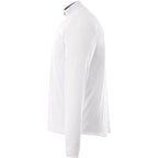 Vega Tech Quarter Zip Pullover for Men Debossing - White - Left Side