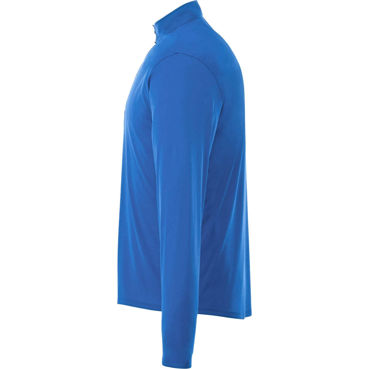 Vega Tech Quarter Zip Pullover for Men Embroidery - New Royal - Left Side