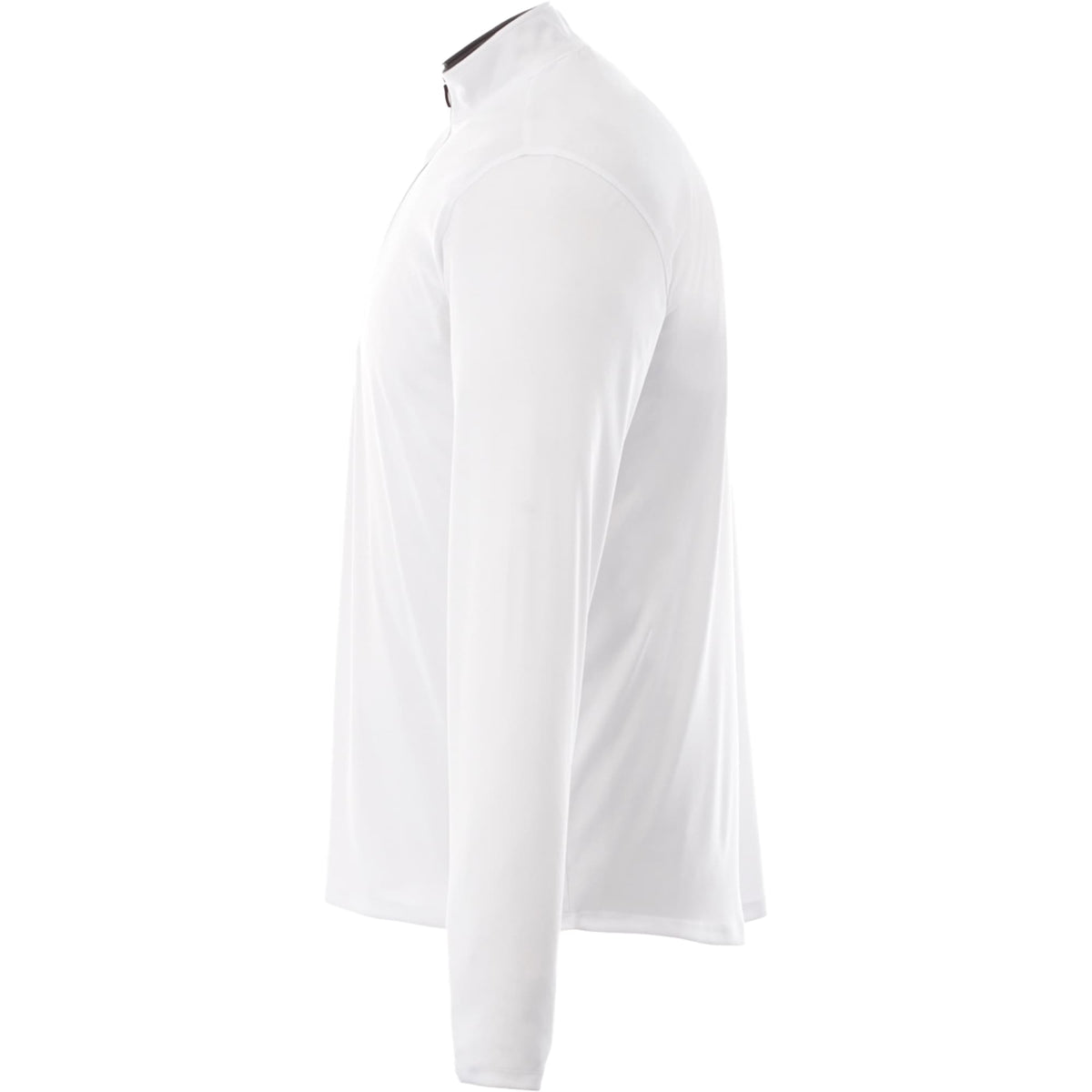 Vega Tech Quarter Zip Pullover for Men Embroidery - White - Left Side