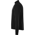 Vega Tech Quarter Zip Pullover for Men Laser Engraving - Black - Left Side