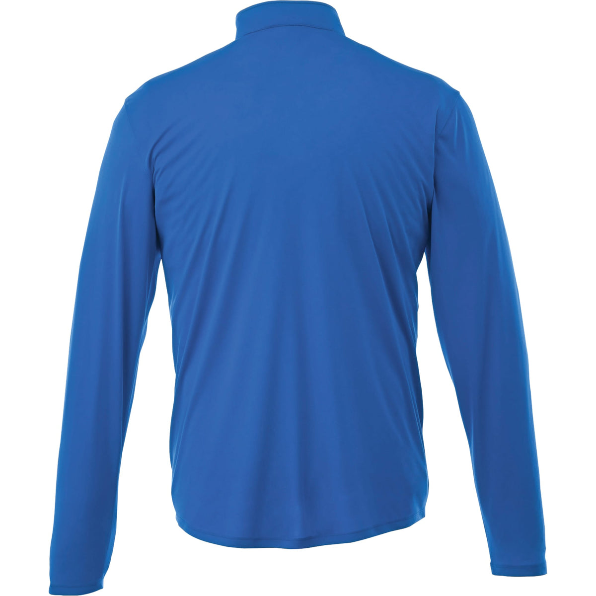 Vega Tech Quarter Zip Pullover for Men Laser Engraving - New Royal - Back Flat