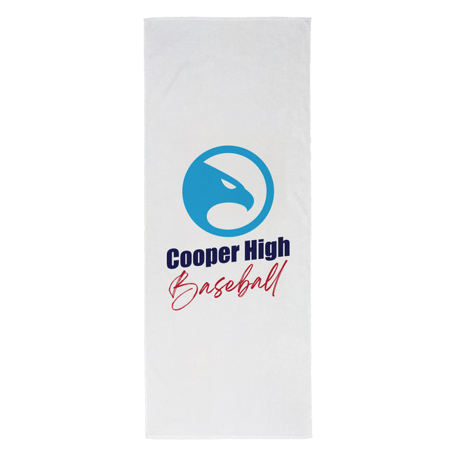 Velour Beach Towel, 30 x 60 Inches