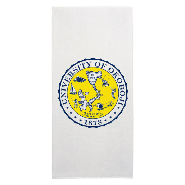 Velour Beach Towel, 35 x 70 Inches