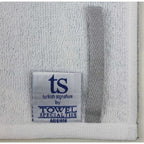 Velour Cotton Golf Towel with Sewn Loop, 16 x 24 Inches Sublimation - White - Front 3