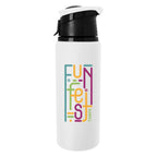 Velvet Touch Aluminum Bottle, 24 oz - White - Colorbrite