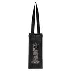 Venice Non-Woven Wine Tote Bag in Recycled PET - Black - Silk Screen