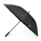 Vented Golf Umbrella with Double Canopy, 60 Inch Transfer - Black - View 1