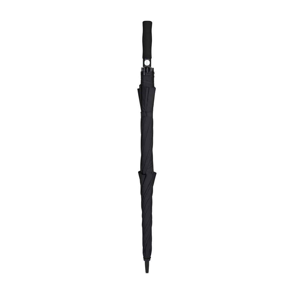 Vented Golf Umbrella with Double Canopy, 60 Inch Transfer - Black - View 3