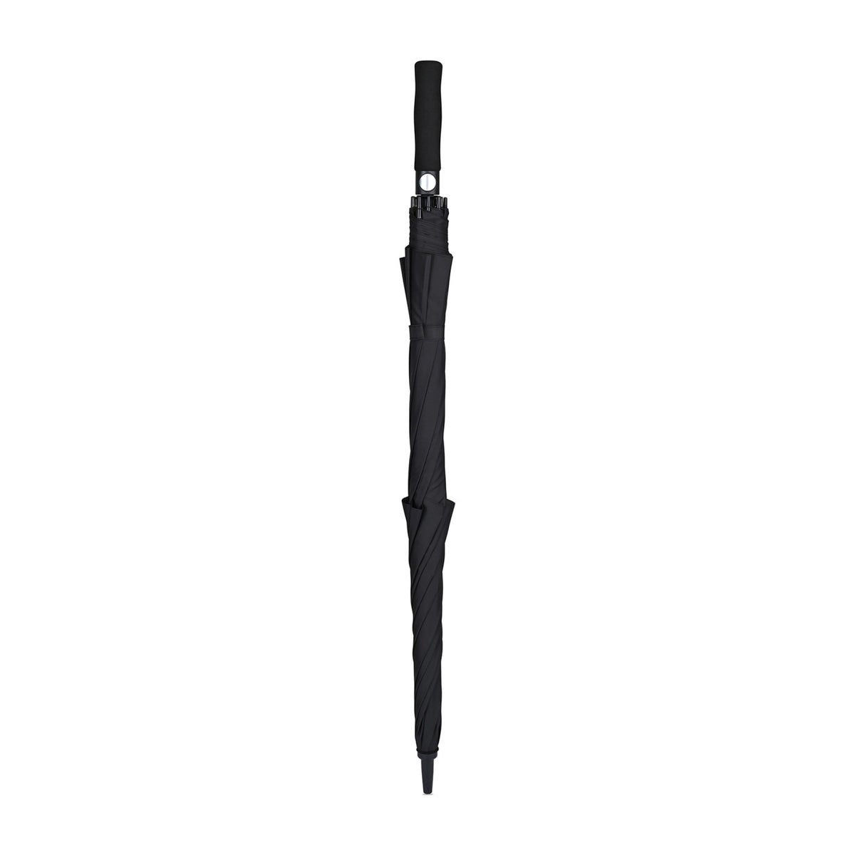 Vented Golf Umbrella with Double Canopy, 60 Inch Transfer - Black - View 3