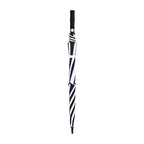 Vented Golf Umbrella with Double Canopy, 60 Inch Transfer - Black-White - View 3