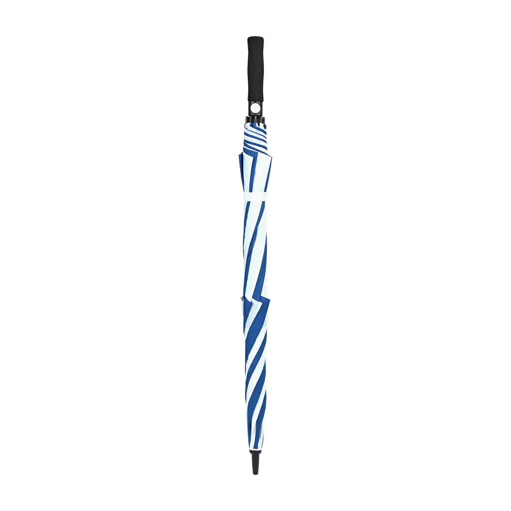Vented Golf Umbrella with Double Canopy, 60 Inch Transfer - Royal-White - View 3