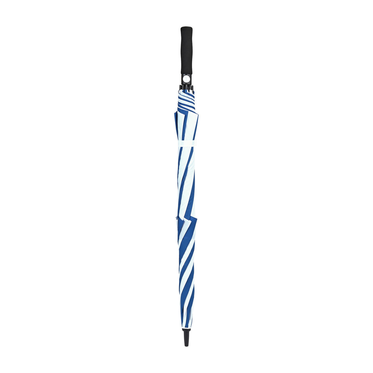Vented Golf Umbrella with Double Canopy, 60 Inch Transfer - Royal-White - View 3